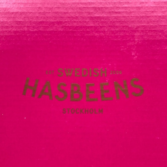 BRAND NEW Swedish Hasbeens HELENA clog sandals 41 - Picture 3 of 6